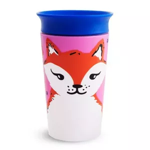 MUNCHKIN WildLove Sippy Cup, red fox, Miracle 360,  6m+, 266 ml, 05177702