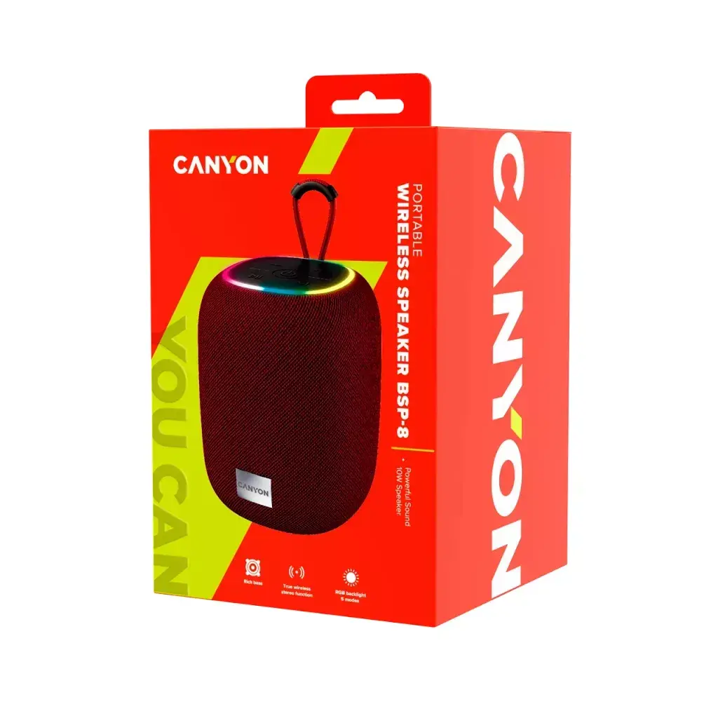 Mono portable speaker Canyon BSP-8 CNE-CBTSP8R Photo 5
