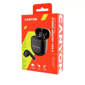 Canyon CNS-TWS6B наушники/гарнитура True Wireless Stereo (TWS) Вкладыши Звонки/Музыка/Спорт/На каждый день Bluetooth Черный