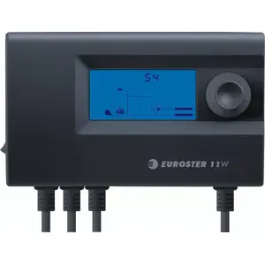 Heating controller Euroster E11W — pump and fan control (ster. pompa co. i dmuchawa)