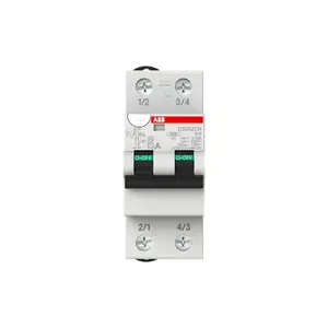 Residual-current circuit breaker ABB DS202CR B16 A30 — Type B, Type A residual, 16 A, 4000 V, 36×72×86 mm