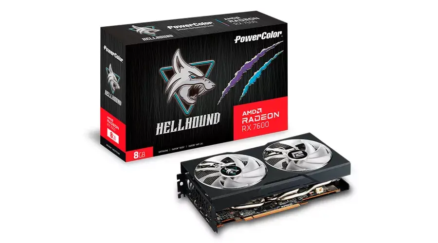 Видеокарта PowerColor Hellhound RX 7600 Photo 6