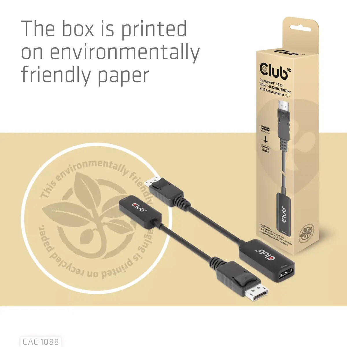 Aktīvais adapteris DisplayPort uz HDMI CLUB3D CAC-1088 Photo 9