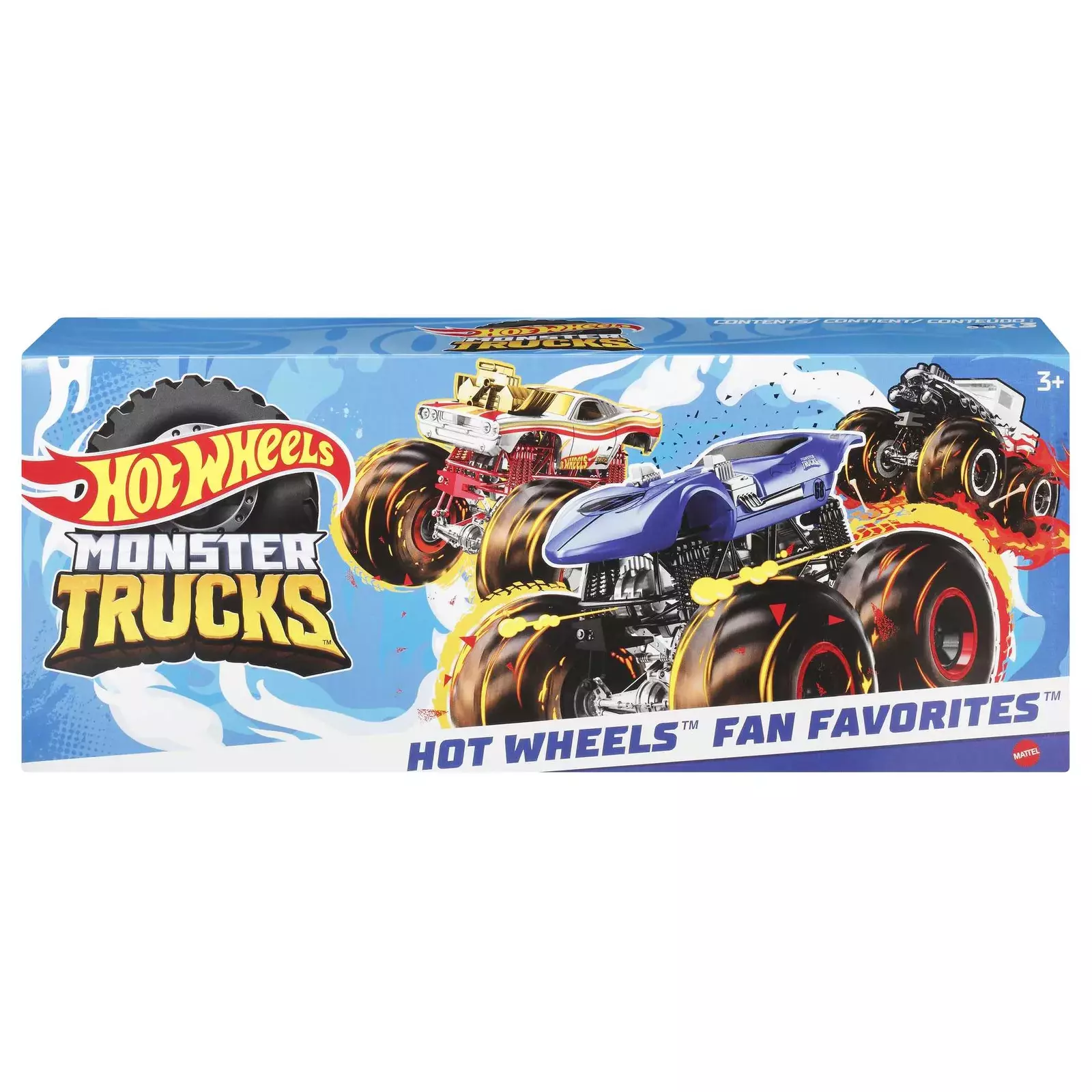  Hot Wheels Monster Trucks Live 8-Pack, Multipack of 1:64 Scale  Toy Monster Trucks, Characters from The Live Show, Smashing & Crashing  Trucks, Gift for Kids 3 Years Old & Up 