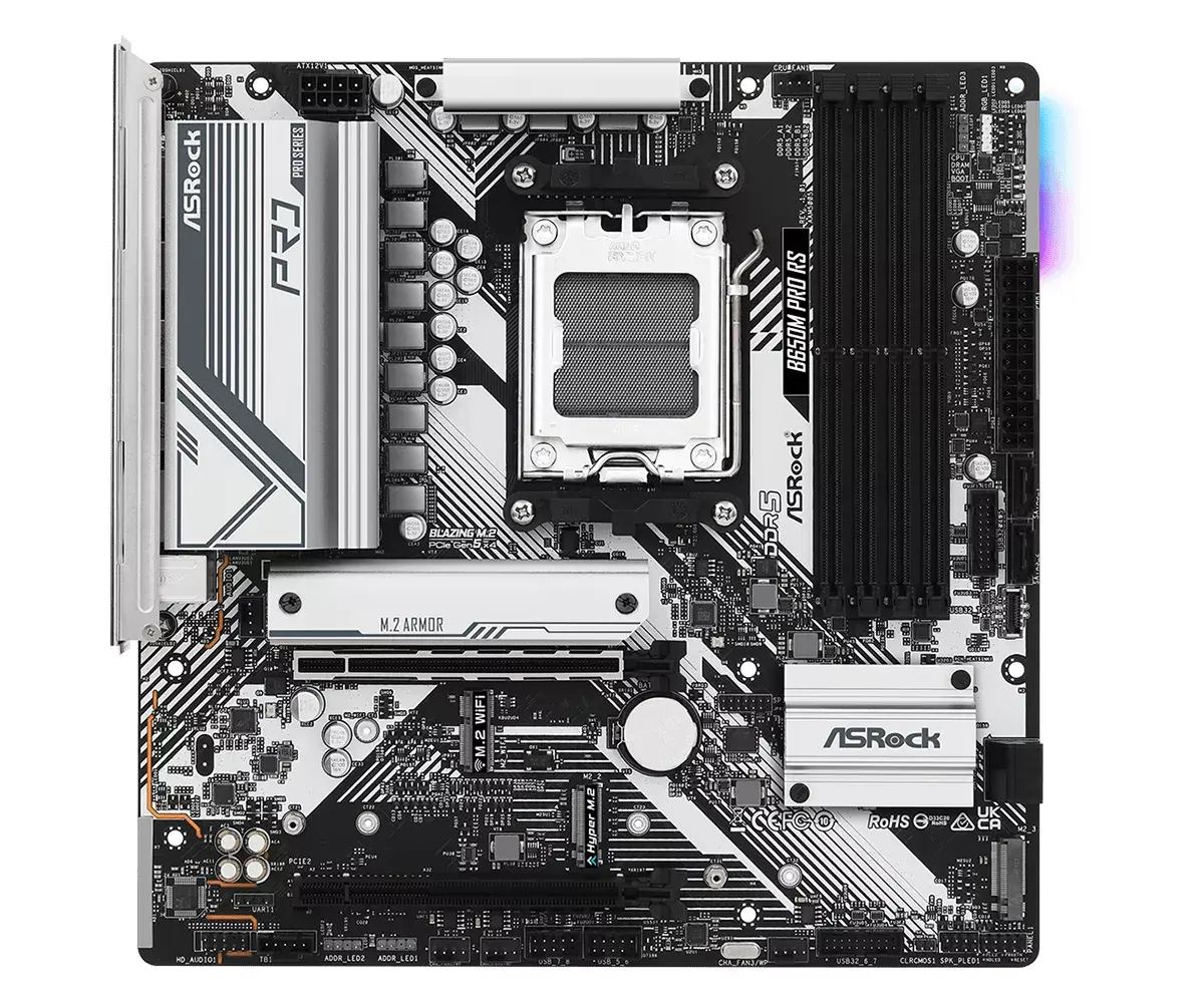 ASRock B650M Pro RS mātesplate (Socket AM5) Photo 2