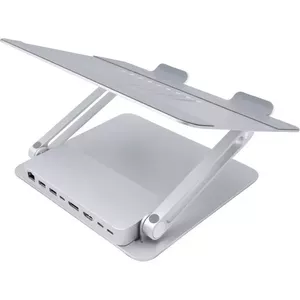 Portatīvā datora statīvs Dexlan 310790 Sudrabs Alumīnijs USB 5000 Mbit/s