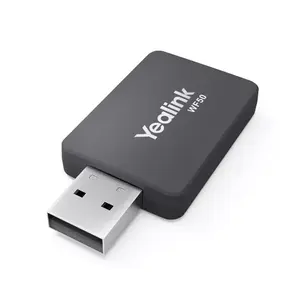 WLAN USB Adapter Yealink WF50 – Dual‑band 2.4/5 GHz, Wi‑Fi 5 (802.11ac), 433 Mbit/s, Black