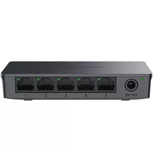 Grandstream Networks GWN7700 tīkla pārslēgs Nepārvaldīts Gigabit Ethernet (10/100/1000) Melns