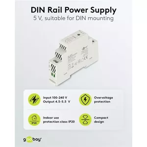 DIN-рейковый источник питания WENTRONIC Goobay 59574 — 5В 2.4А