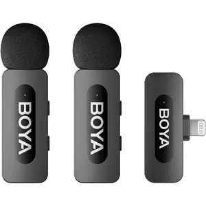 Wireless microphone Boya BY-V2 Lightning — compact design, high compatibility