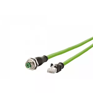 Сетевой кабель METZ CONNECT 142M2X25010 Cat6a 1м Зеленый