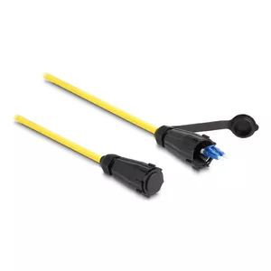 DeLOCK Optical fiber cable LC Duplex to LC Duplex 1m single-mode IP68