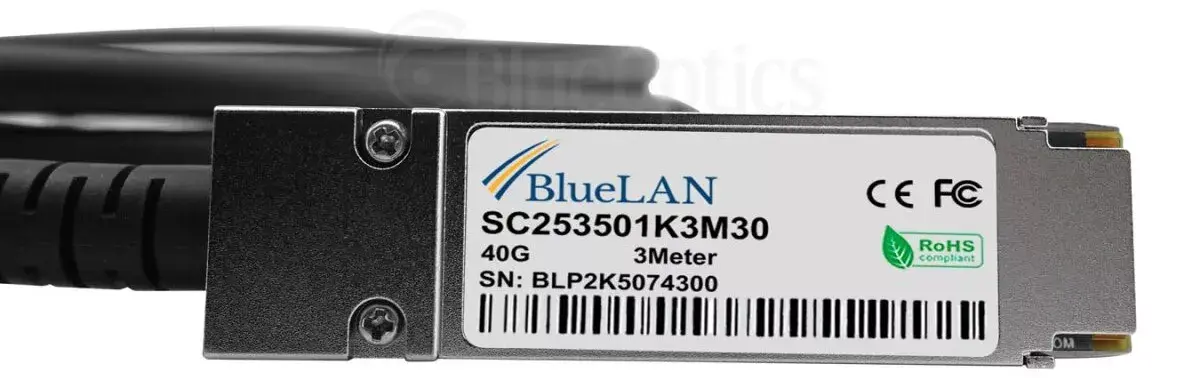 InfiniBand/šķiedru optikas kabelis BlueOptics SFPPQSFP30-01-BL Photo 3