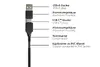 PYTHON PY-USB001S USB кабель 6-в-1 1,2 м Photo 2