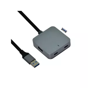 USB хаб VALUE 12.99.1124 USB 3.2 Gen 1 Type-A Черный 5м