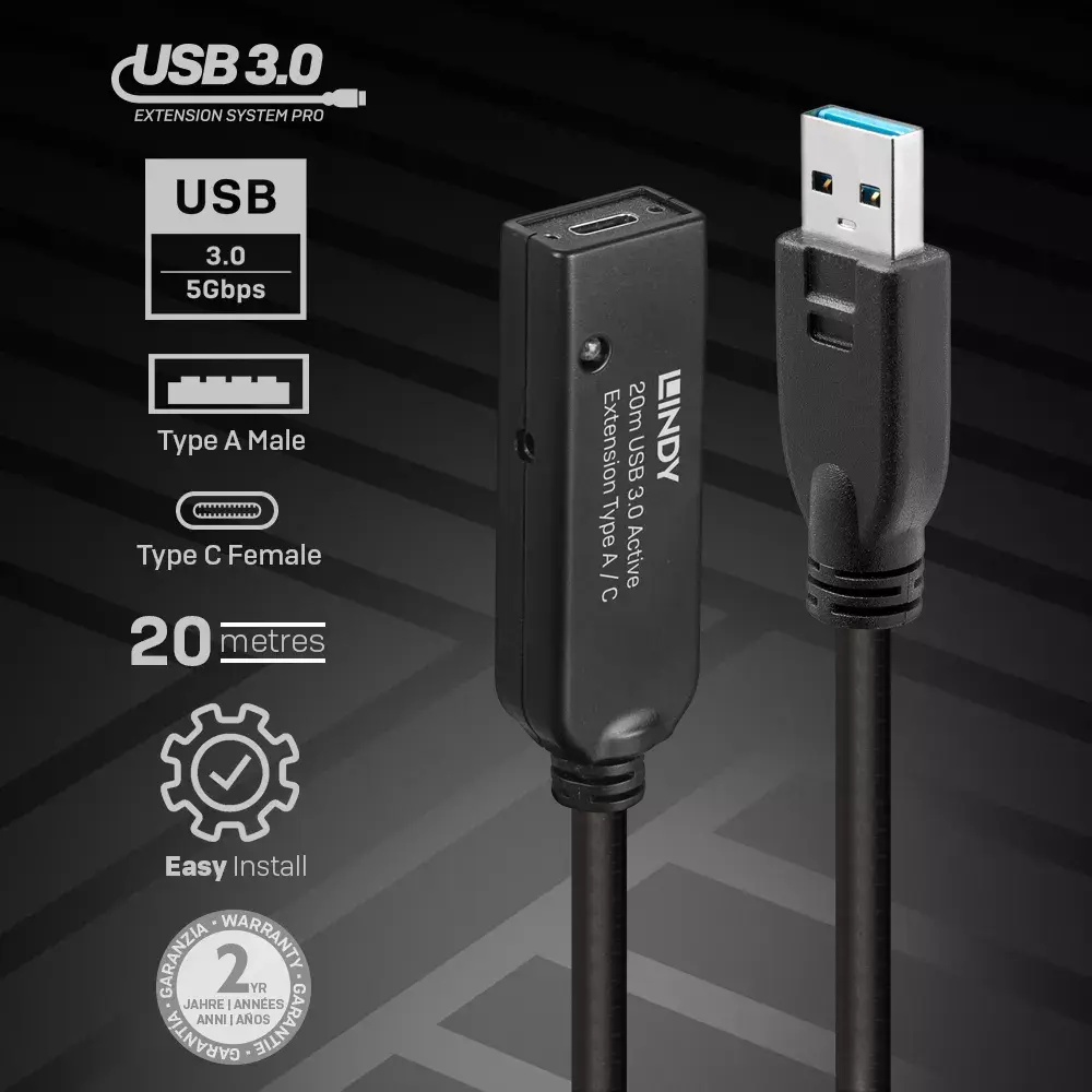 USB 3.0 Active Extension 20m Photo 4