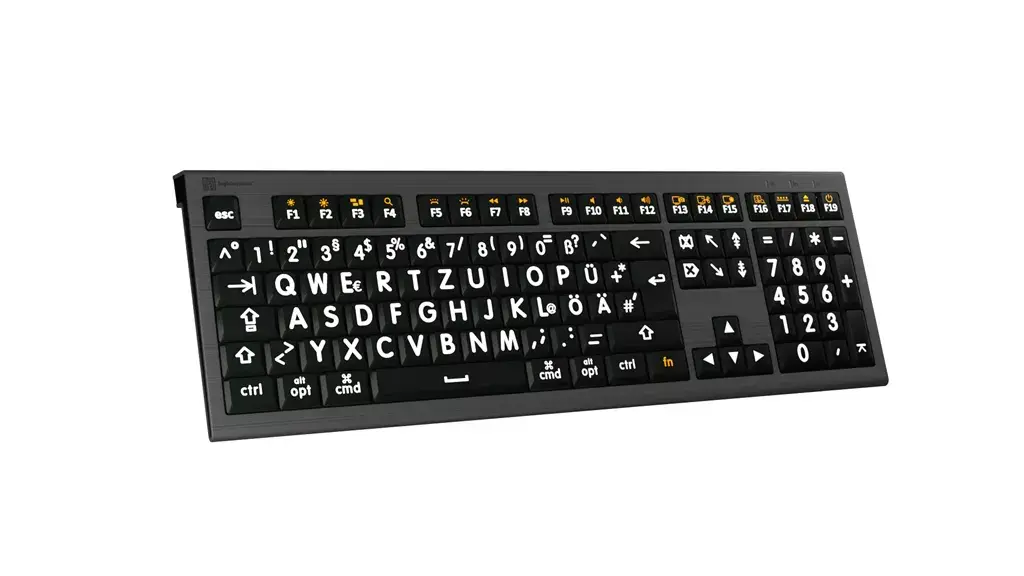 Logickeyboard LKB-LPWB-A2M-DE tastatūra Photo 3