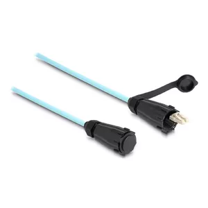 DeLOCK Optical fiber cable LC Duplex to LC Duplex OM3 IP68 2 m