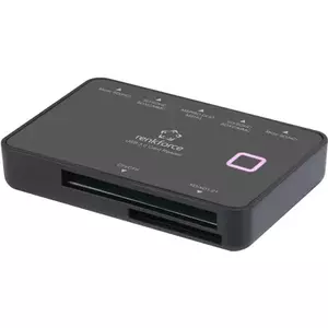 Card reader Renkforce RF-5461104 Micro USB 3.2 Gen 1 Black — microSD/SD card support