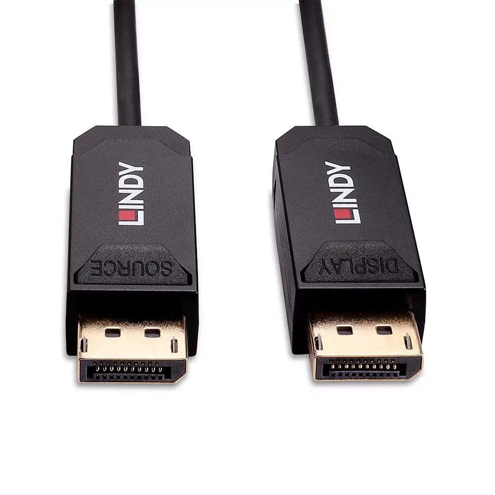 Lindy 10m Fibre Optic Hybrid DP 2.0 UHBR10 Cable Photo 3