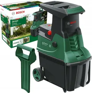 Электрический измельчитель Bosch AXT 25 D — тихий, 2 500 Вт, зелёно-чёрный