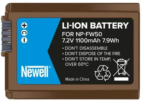 Akumulators Newell NP‑FW50 USB‑C 7.2V 1020mAh Photo 3