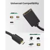 UGREEN HDMI kabelis 0.1 m Micro HDMI → Standard HDMI Photo 5
