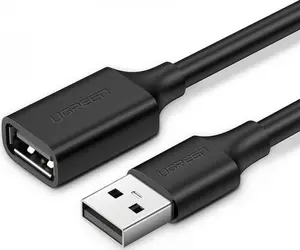 USB-A to USB-A cable UGREEN UGR399BLK 5 m, black, durable data and power connection