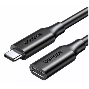 USB cable UGREEN USB 3.2 Gen 2 USB-C to USB-A 1 m black, male USB-C to female USB-C