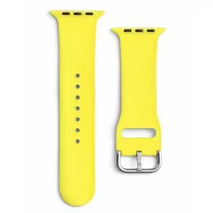 Силиконовый ремешок iLike APS для Apple Watch 41/40/38 мм — совместим с Series 8/7/6/5/4/3/2/SE, жёлтый