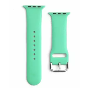 Силиконовый ремешок iLike APS для Apple Watch 41/40/38 мм — мятный, совместим с Series 8–2 и SE
