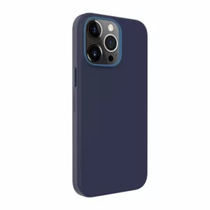 Phone case Evelatus for iPhone 13 Pro Genuine Leather MagSafe Blue