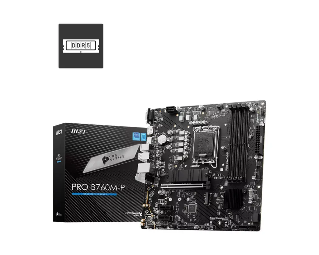 Материнская плата MSI PRO B760M-P — Intel B760 LGA 1700 Photo 2