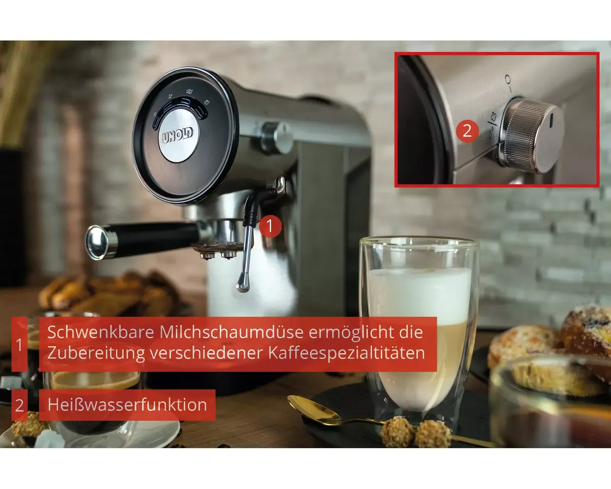 Espresso machine Unold 0.9 L Piccopresso Photo 3