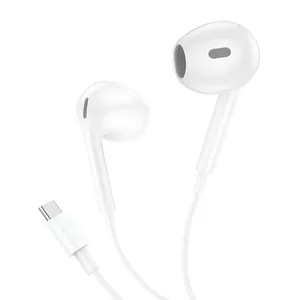 FONENG T61 vadu austiņas ar USB-C savienotāju, baltas