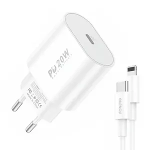 Fast Charger FONENG EU39 USB‑C to Lightning PD 3.0 — Compact USB‑C power adapter for iPhone