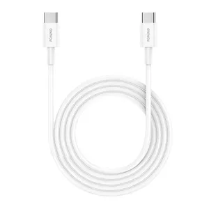 FONENG X55 USB-C to USB-C Cable, 60W, 2m, White
