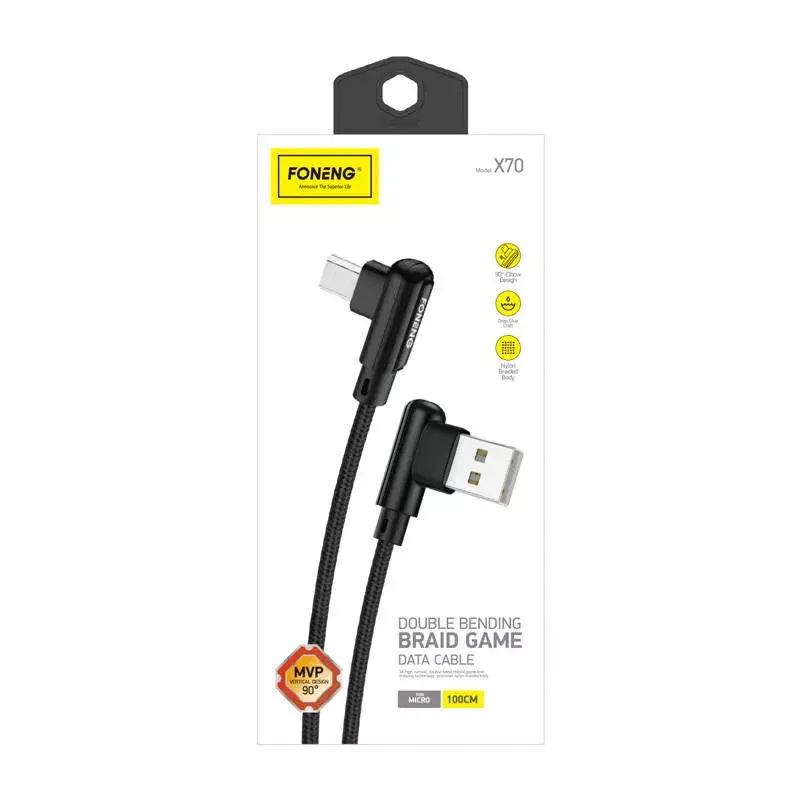 Кабель USB — Micro USB FONENG X70 1 м Photo 2