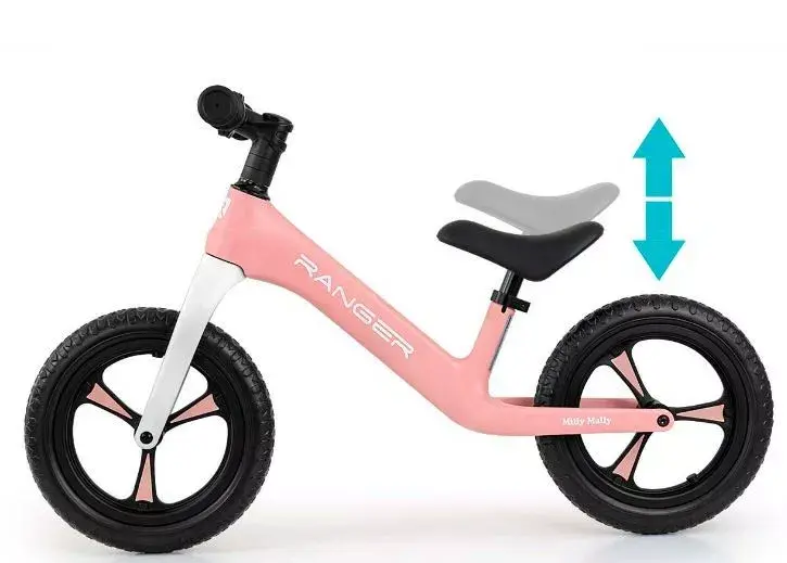 milly mally Ranger Pink balance bike Photo 4