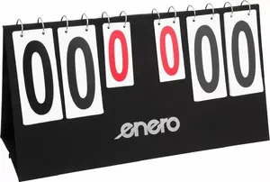 Scoreboard table Enero Numerator 54.5×29.5×20.5 cm, portable sports score display