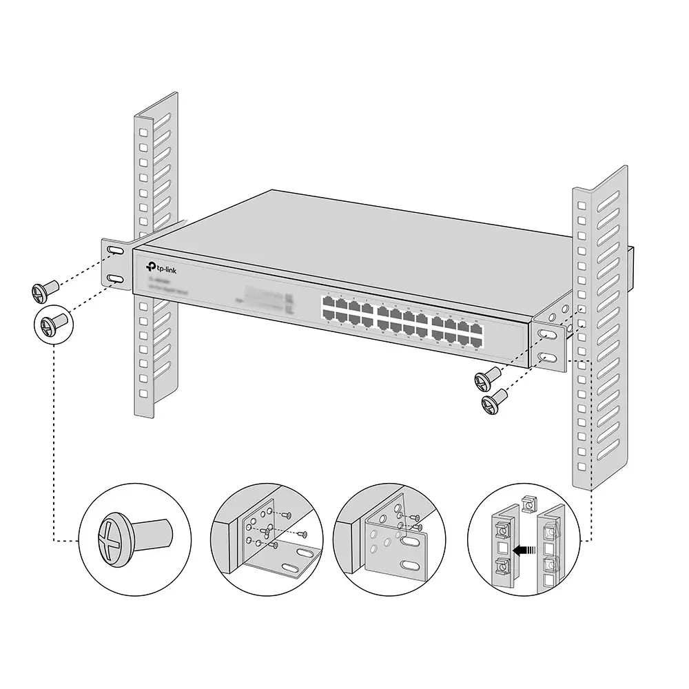 Montāžas komplekts TP-Link Omada Rack Mount Kit Photo 3