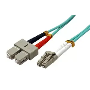 Дуплексный оптический патч-корд LC—SC 50/125 мкм OM4 1 м OEM