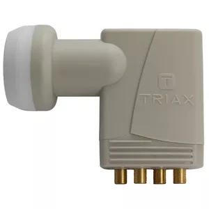 Low Noise Block downconverter Triax 304874 10.7 - 12.75 GHz Grey White