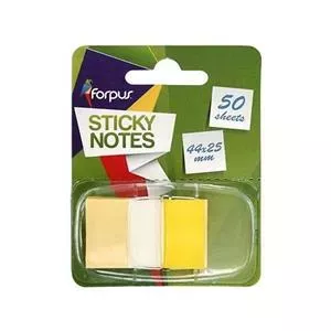 FORPUS Sticky Index 100-07956 Yellow 25.4x43.2 mm 50 Sheets
