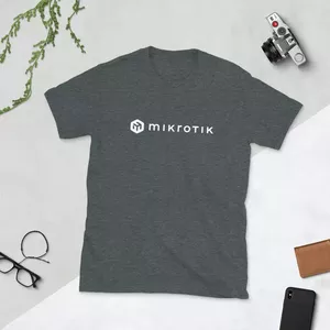 Футболка MikroTik MTTS-XXL-2022 XXL серая, размер XXL, круглый ворот, короткий рукав