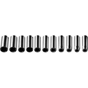 Impact Socket Set 1/2" 6-Point Long Sockets 10–24 mm, 11 pcs — NEO tools 12-102