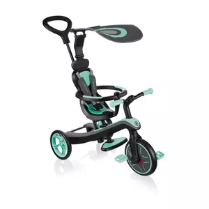 Trīskolis GLOBBER Trike Explorer — priekšējā piedziņa, vertikāla sēdpozīcija bērniem, 6.75 kg