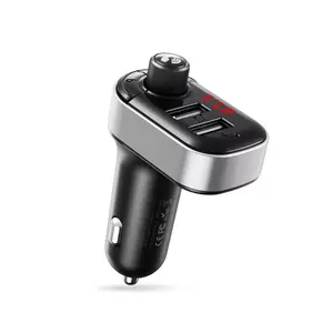 FM raidītājs-lādētājs XO BCC10 Bluetooth MP3 — auto FM raidītājs ar Bluetooth un USB uzlādi