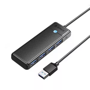 USB‑хаб ORICO PAPW4A-U3-015-BK-EP — 4× USB‑A 3.0 порта, компактный корпус