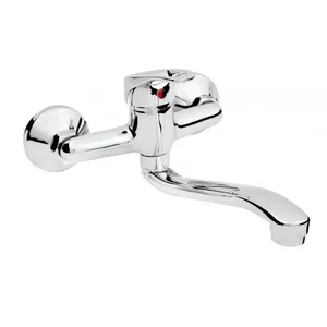 Kitchen wall-mounted faucet Hydroland Atut chrome B394 – single-handle, wall installation